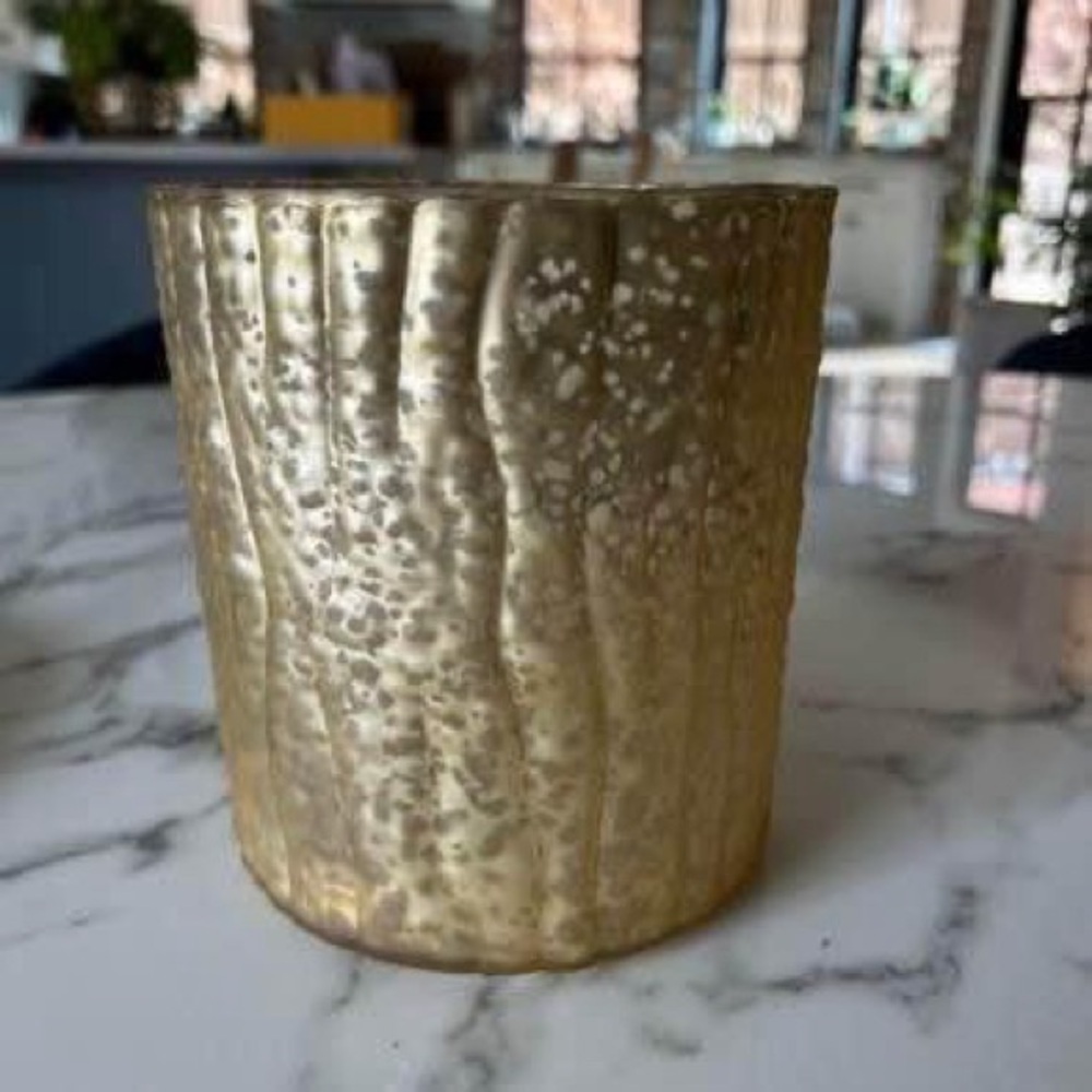 ☀️Gold Mercury Glass Vase/Candle Holder